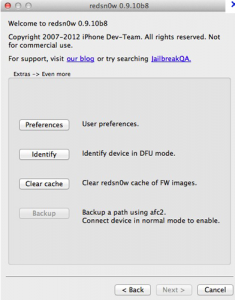 Download Redsn0w 0.9.10b8b - iPhone Dev-Team